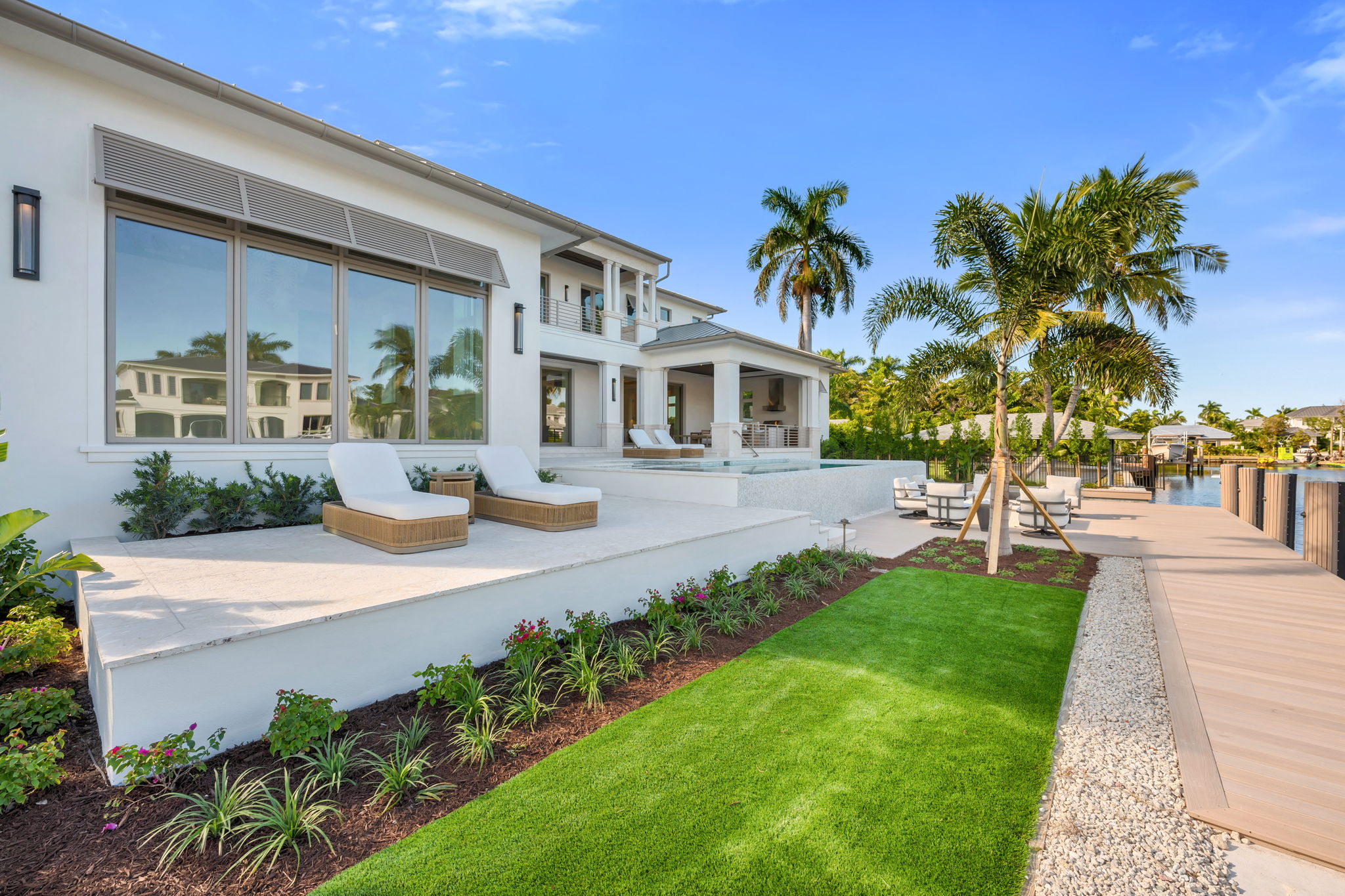 Rear Elevation - Boat Dock