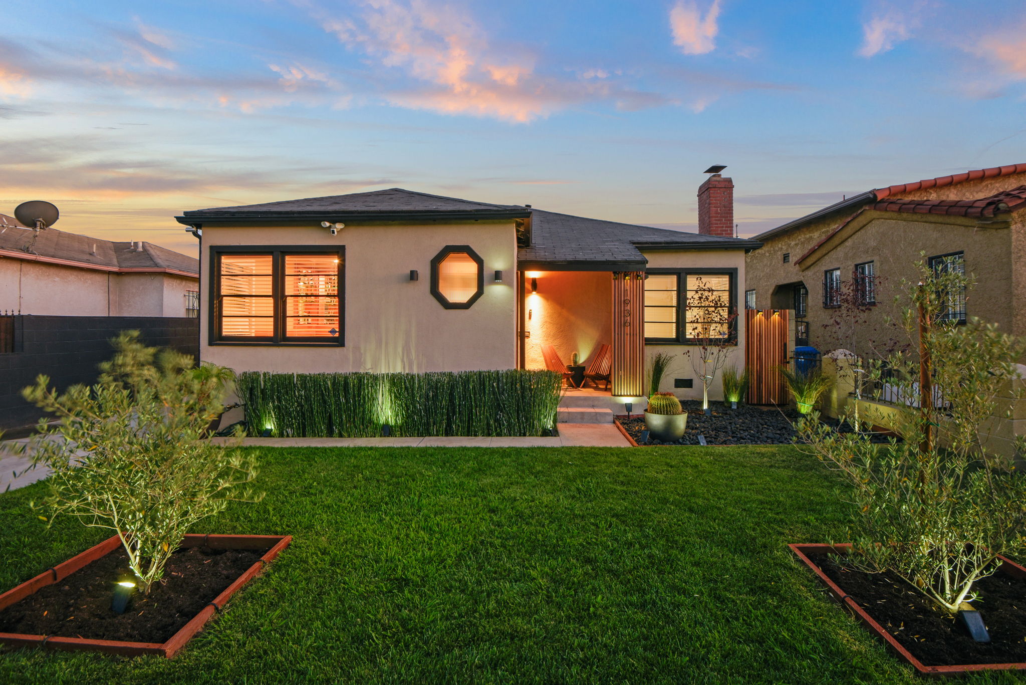 Landscaping 2 Olive Trees, 2 Plum Trees & Horsetail