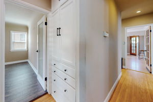 Ending Hallway with Cabinets