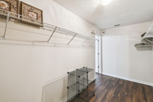 Primary walk-in closet