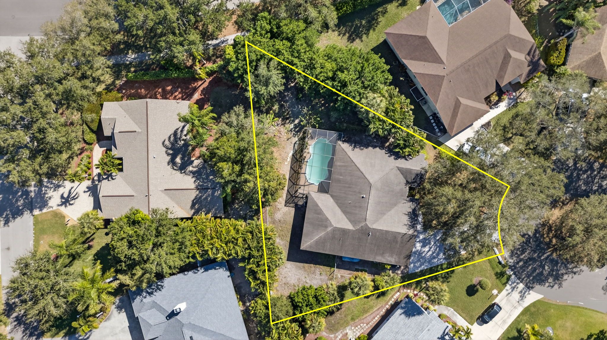 Aerial Overview - lot line