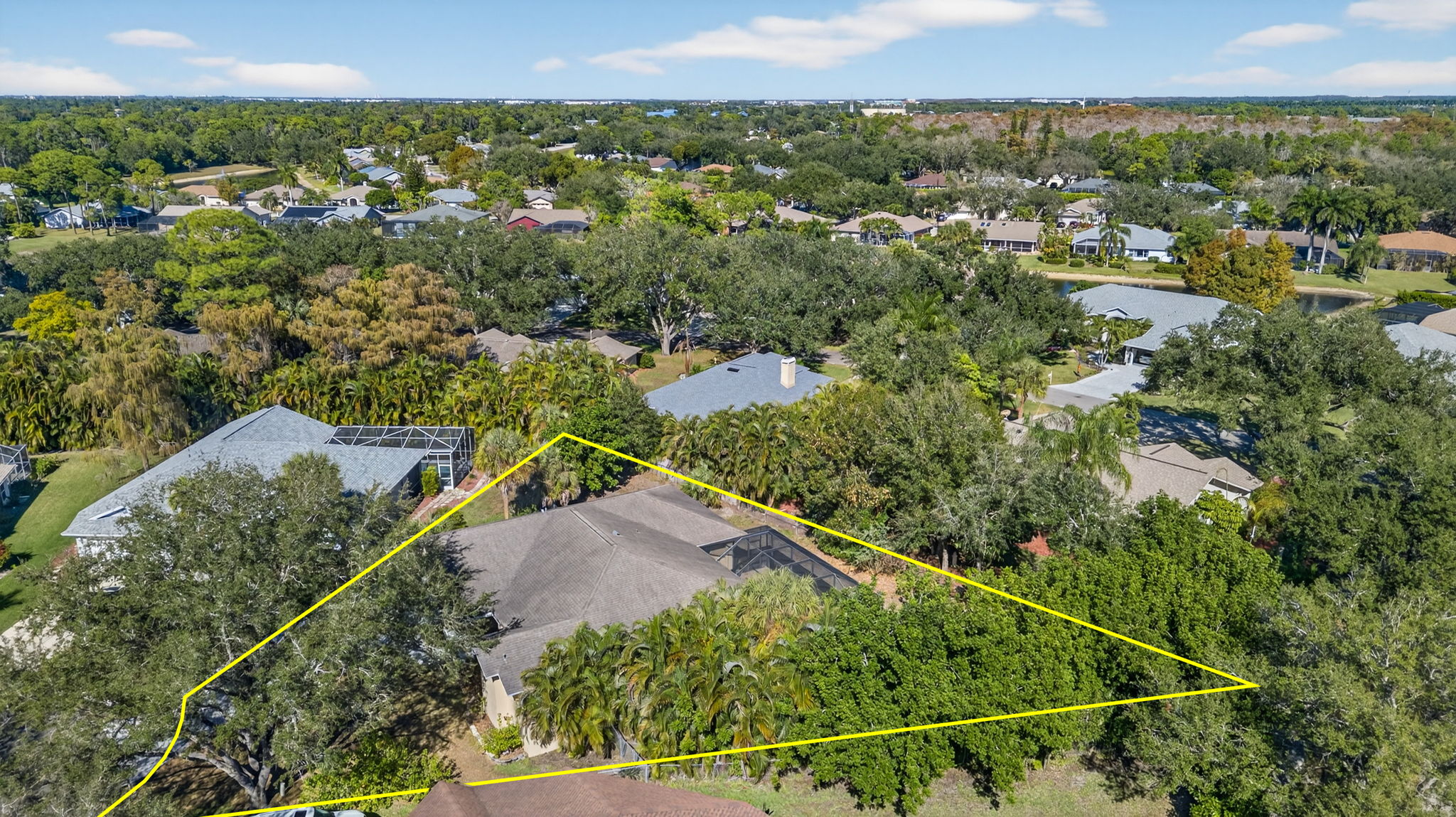 Aerial Rear Exterior 2 - lot line