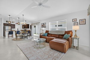 Living, Dining, and Kitchen