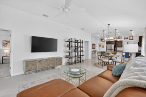 Living, Dining, and Kitchen
