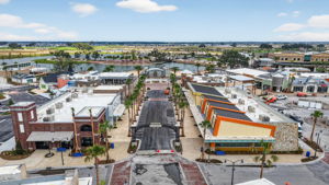 Aerial of Eastport Town Square