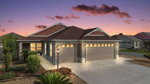 Twilight Front Elevation