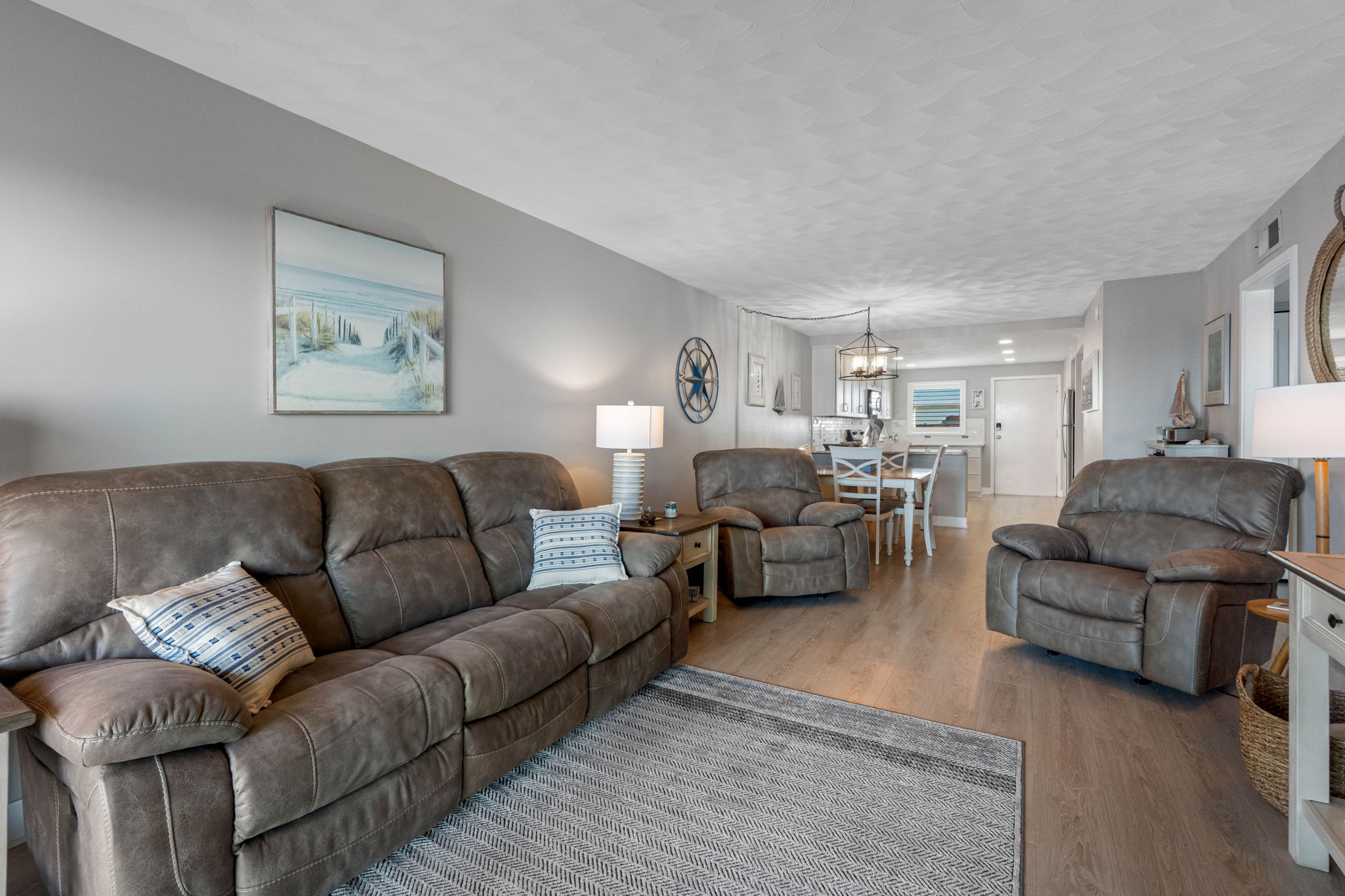 Looking In From Waterfront Balcony.