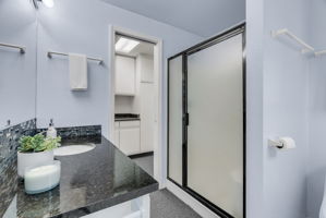 Full Bath in the Utility/Laundry/Mudroom