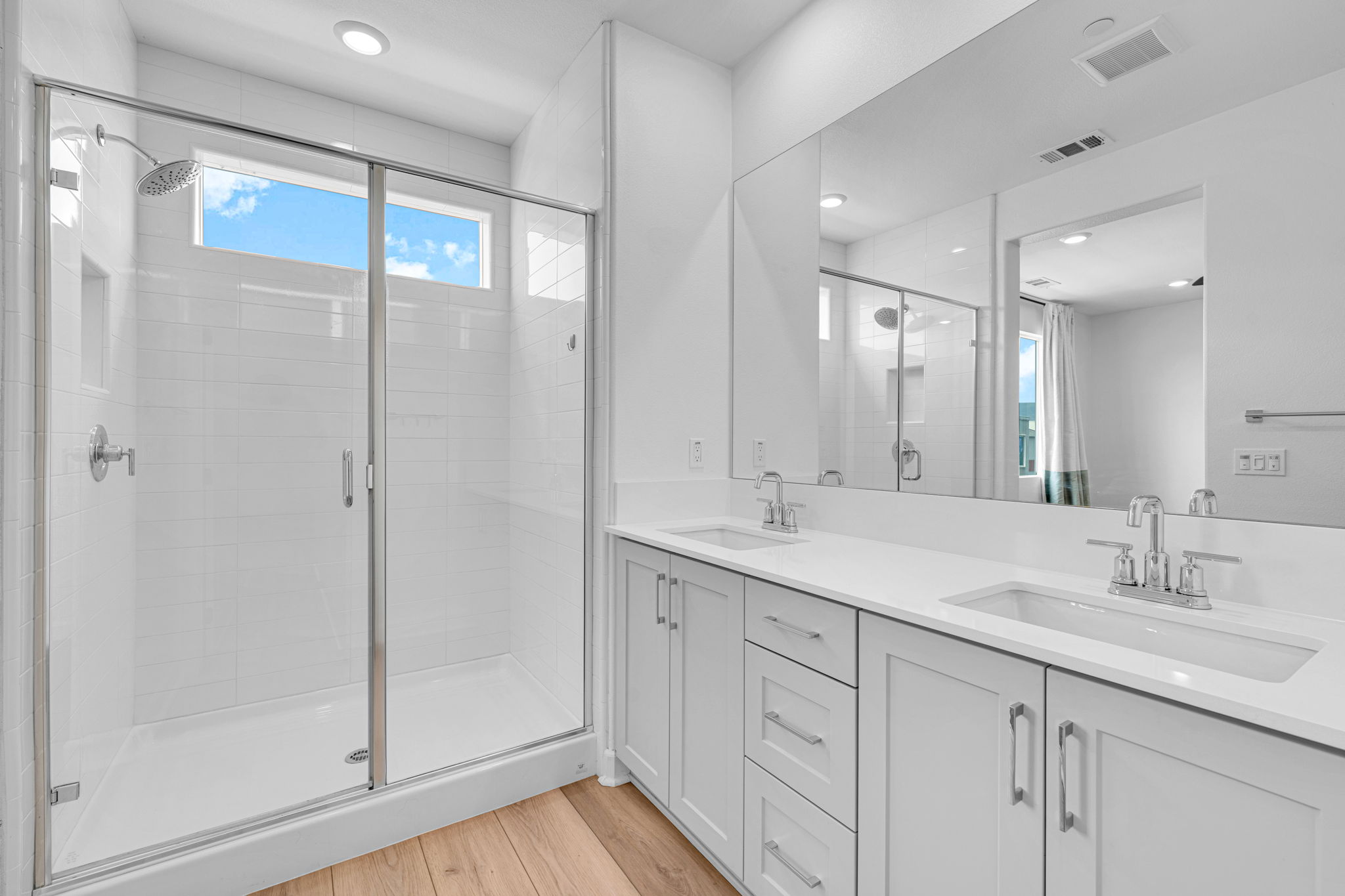 Primary Bath with Large Walk-In Shower
