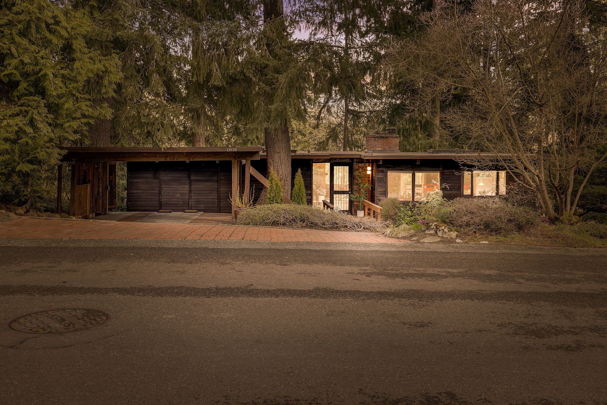 Skylight of front view of property