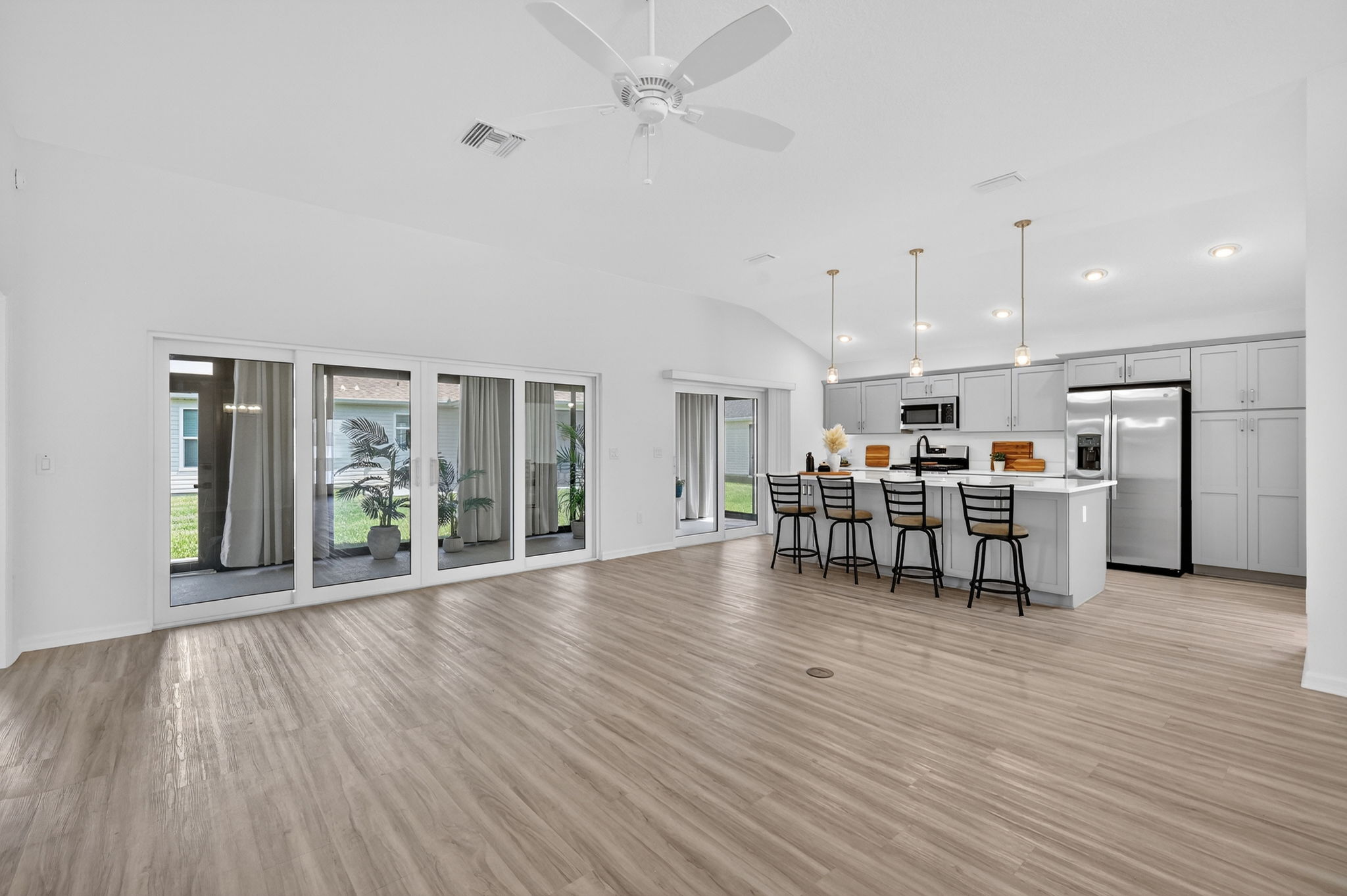 Living Room and Kitchen
