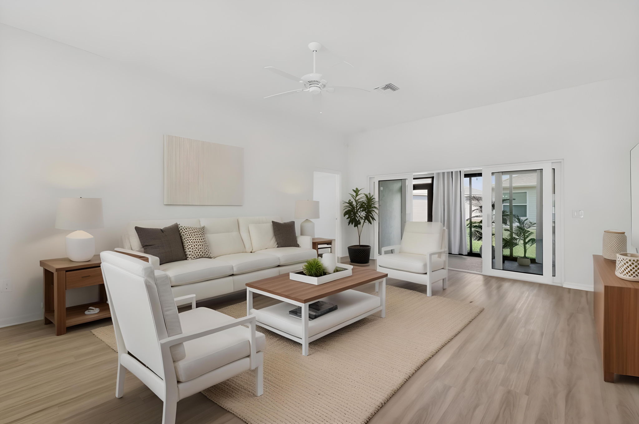 Living Room-Virtually Staged