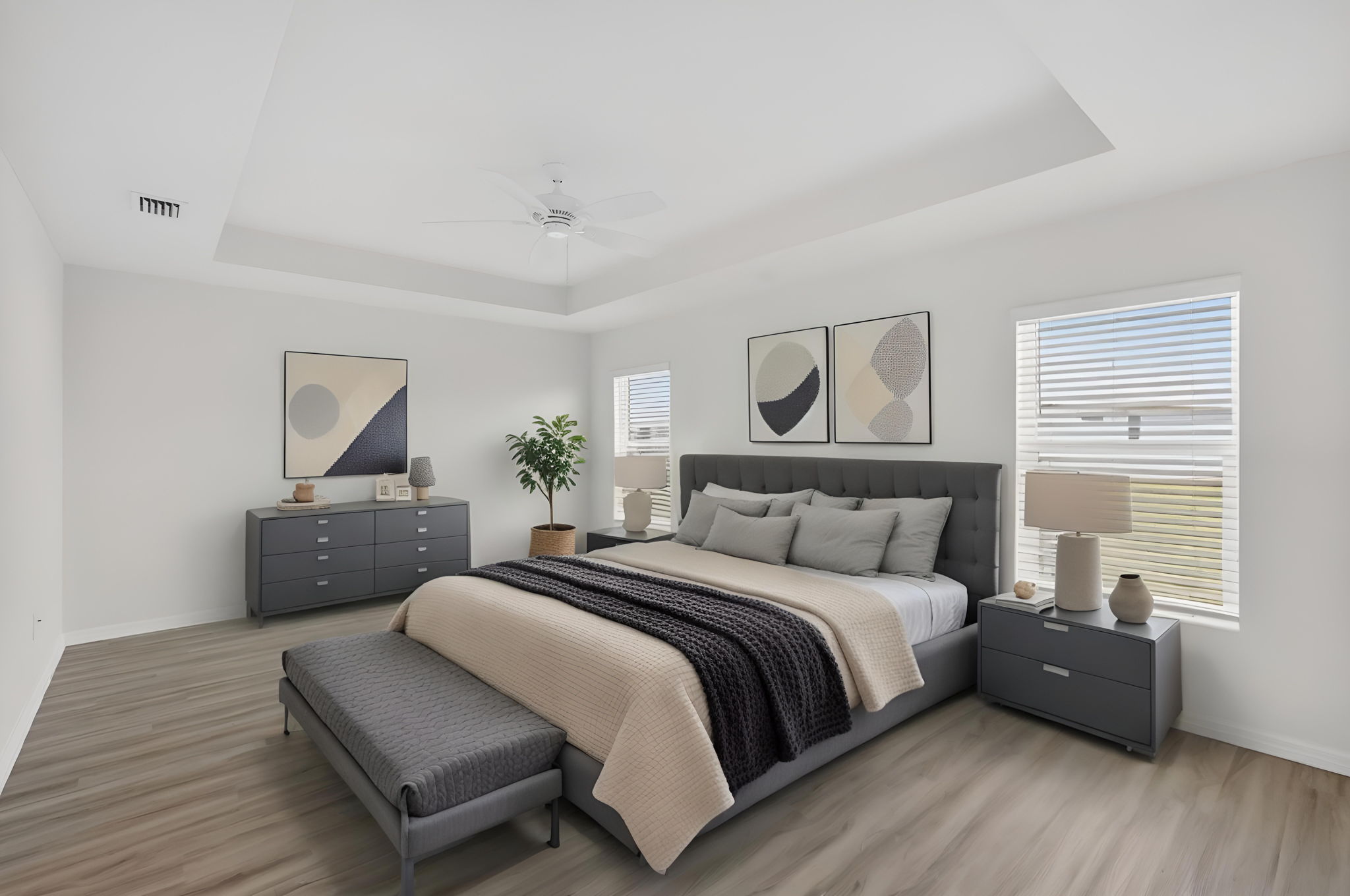 Primary Bedroom-Virtually Staged