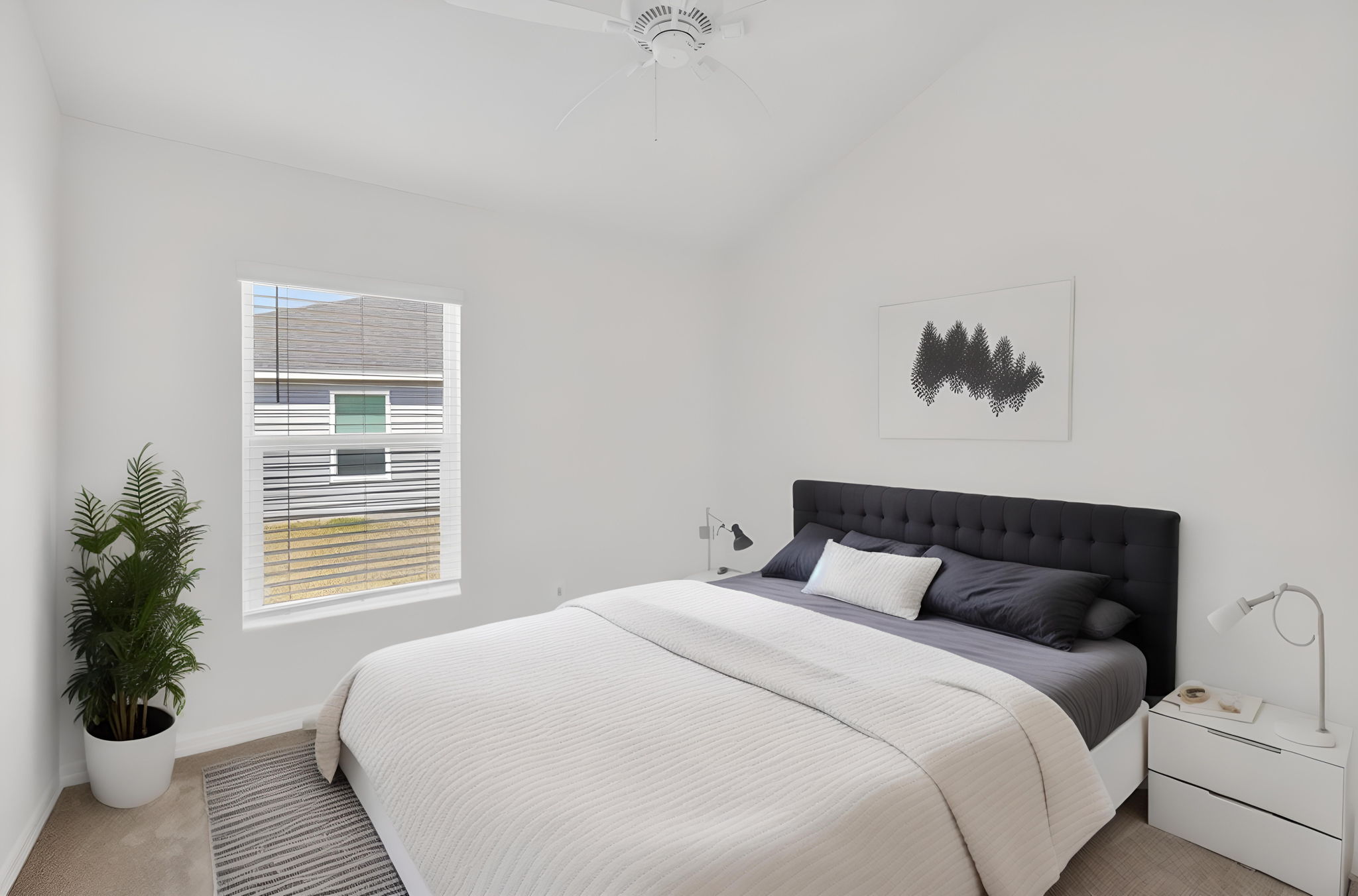 Third Bedroom-Virtually Staged