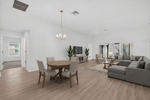 Living and Dining Rooms-Virtually Staged