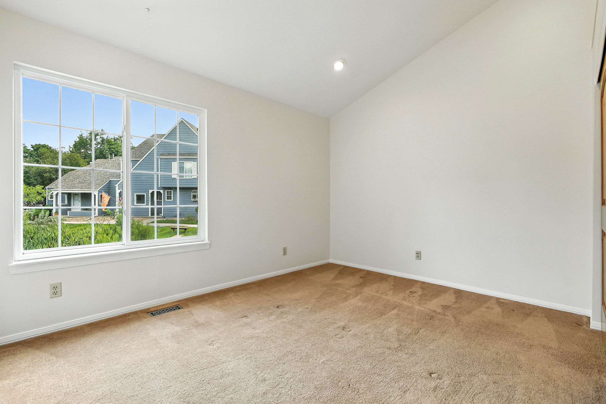 Secondary Bedroom- vaulted ceilings