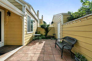 Private patio- great for entertaining, quiet time, and pets