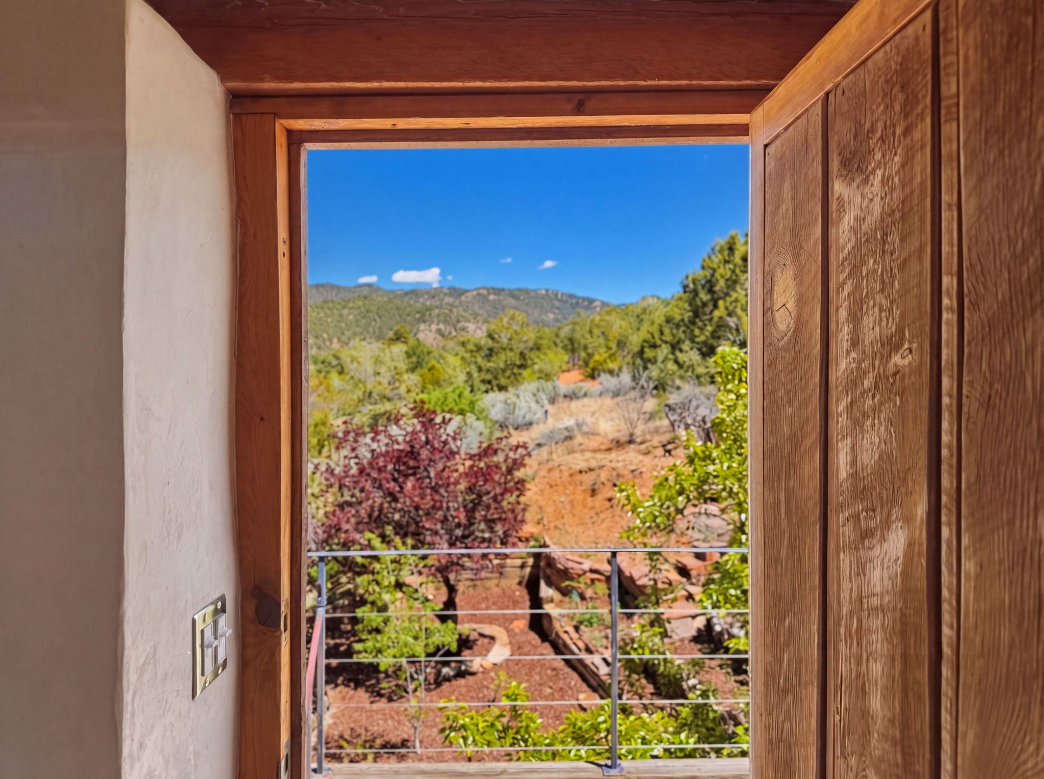 View East Through Studio Door