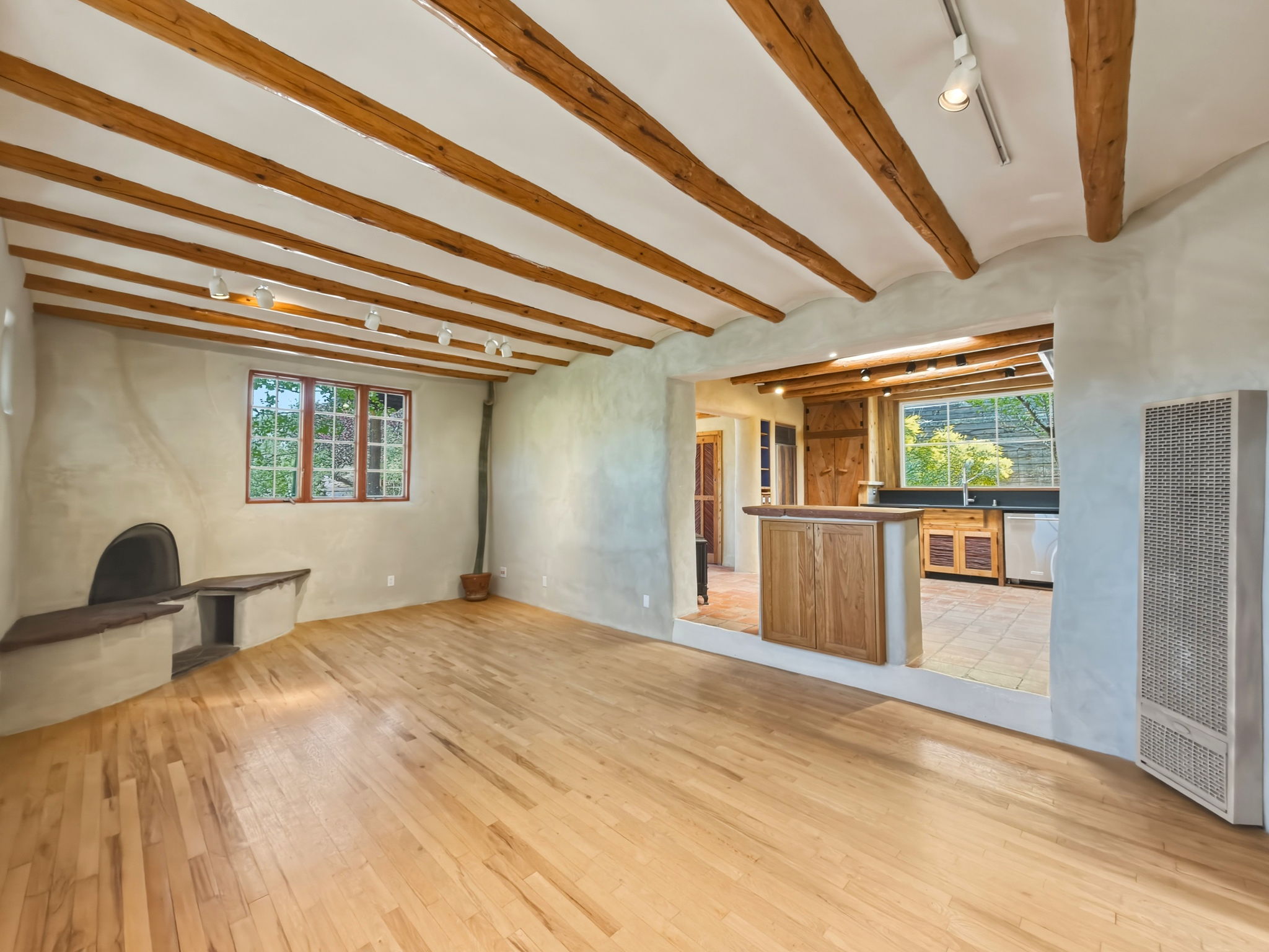 Living Room Adjacent to Kitchen