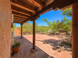 Sandstone Patio at the main entrance