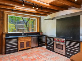 Eclectic Southwestern kitchen with artisan character