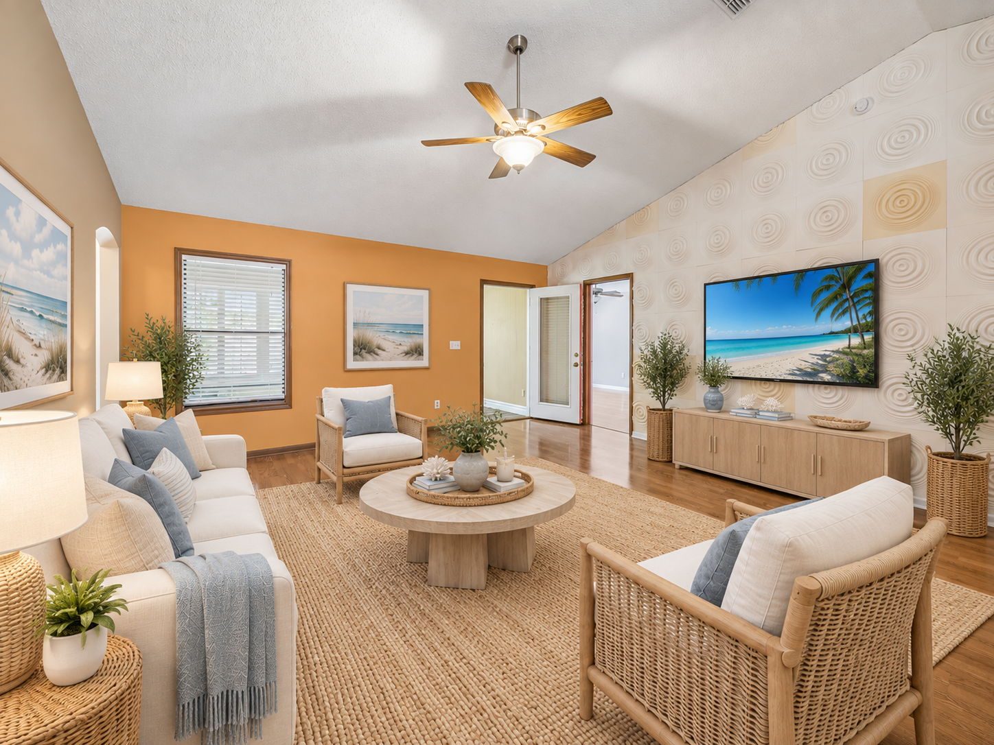 Living Room Staged
