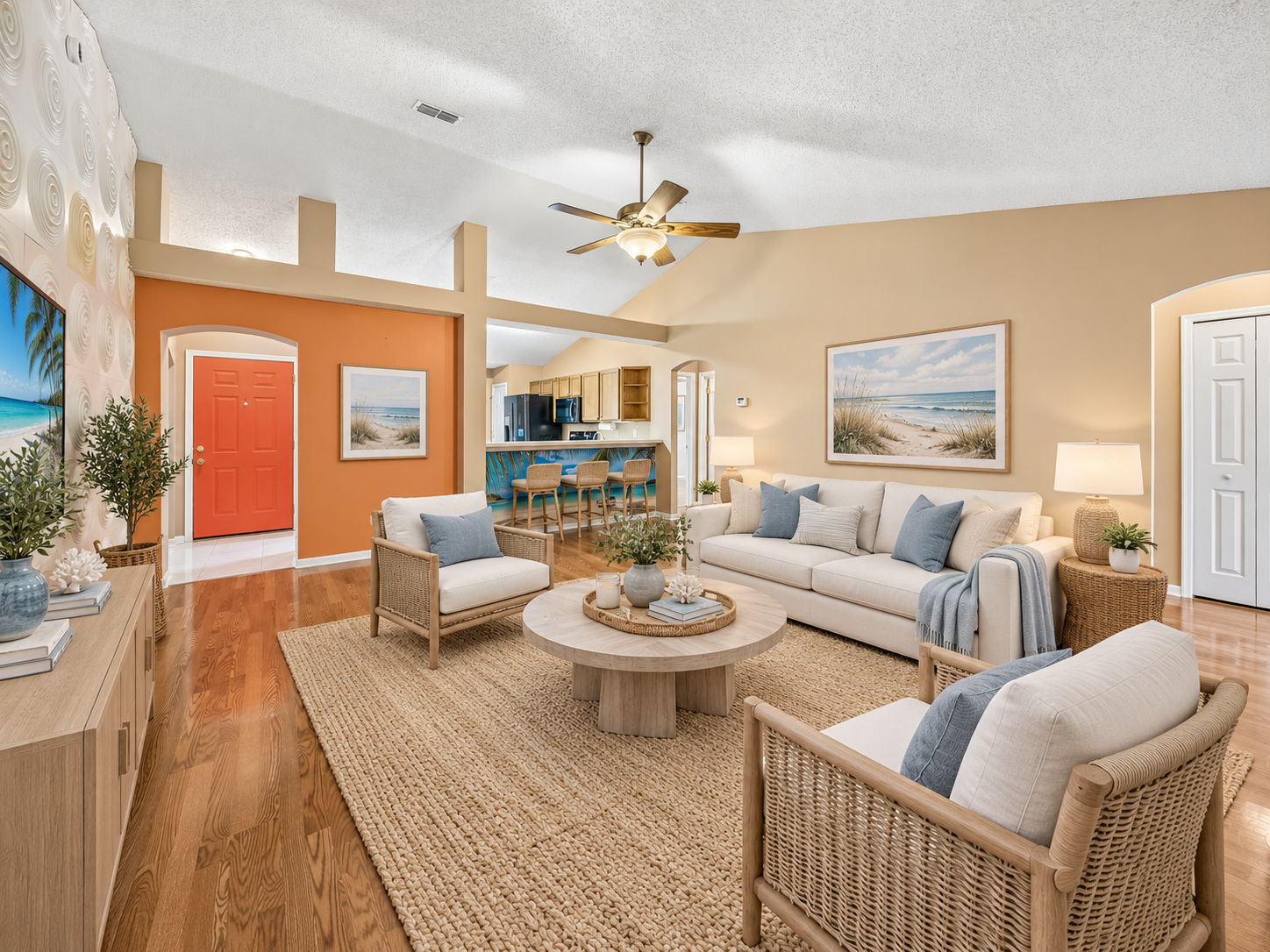 Living Room Staged