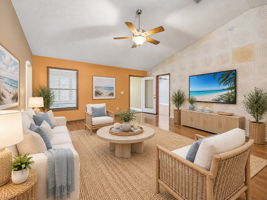 Living Room Staged