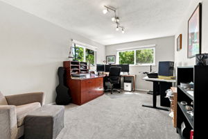 Third upstairs bedroom currently being used as an office.
