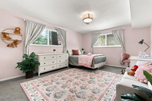 Fourth bedroom on the lower level, bright and generously sized.