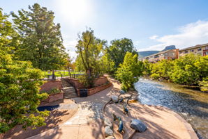 Clear Creek winds through downtown Golden's parks.