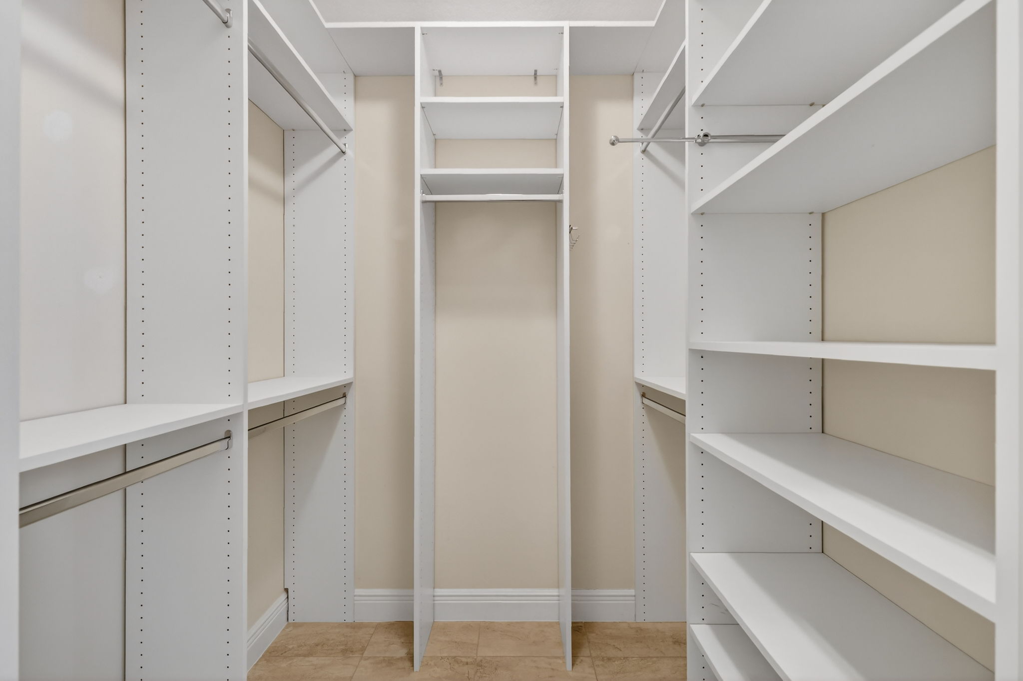 Primary Bedroom First Custom Walk-In Closet