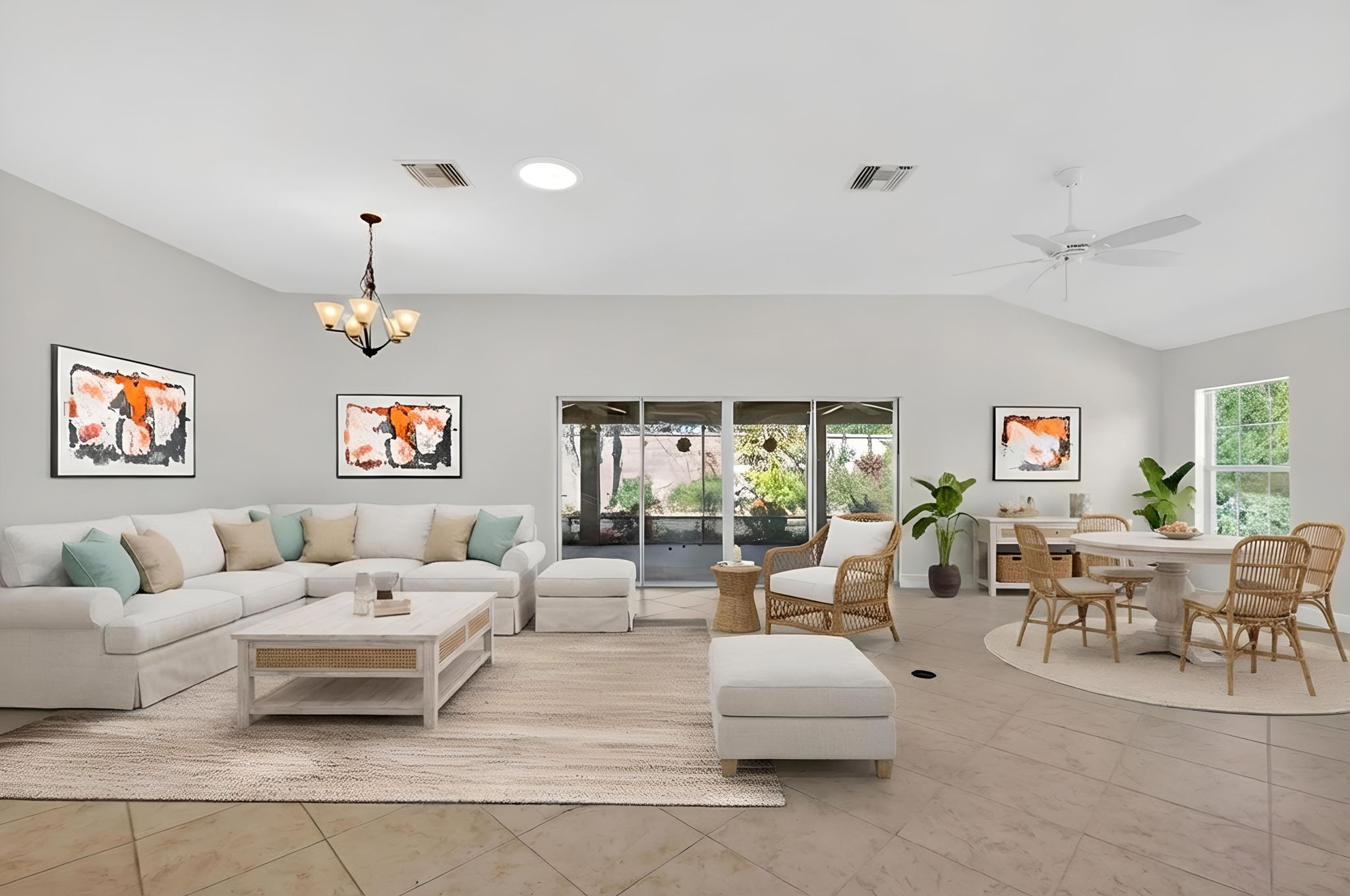 Living Room-Virtually Staged