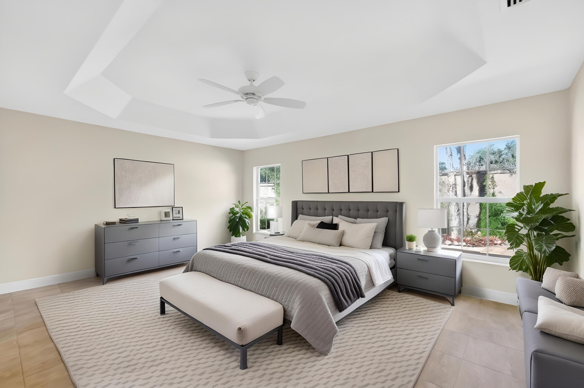 Primary Bedroom-Virtually Staged