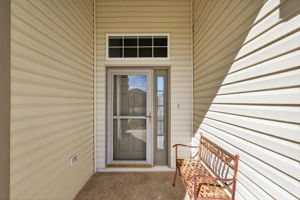 Covered Front Entry Vestibule