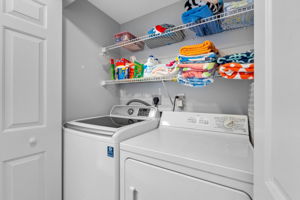 .. Washer & Dryer Off Kitchen Area.