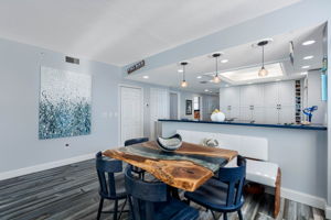 .. Dining Area Off Kitchen..