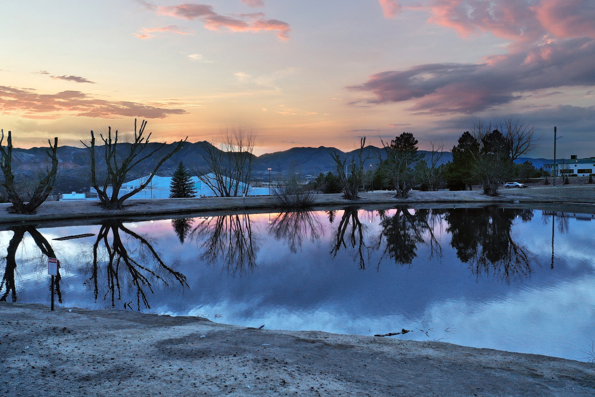 Peaceful Neighborhood Pond