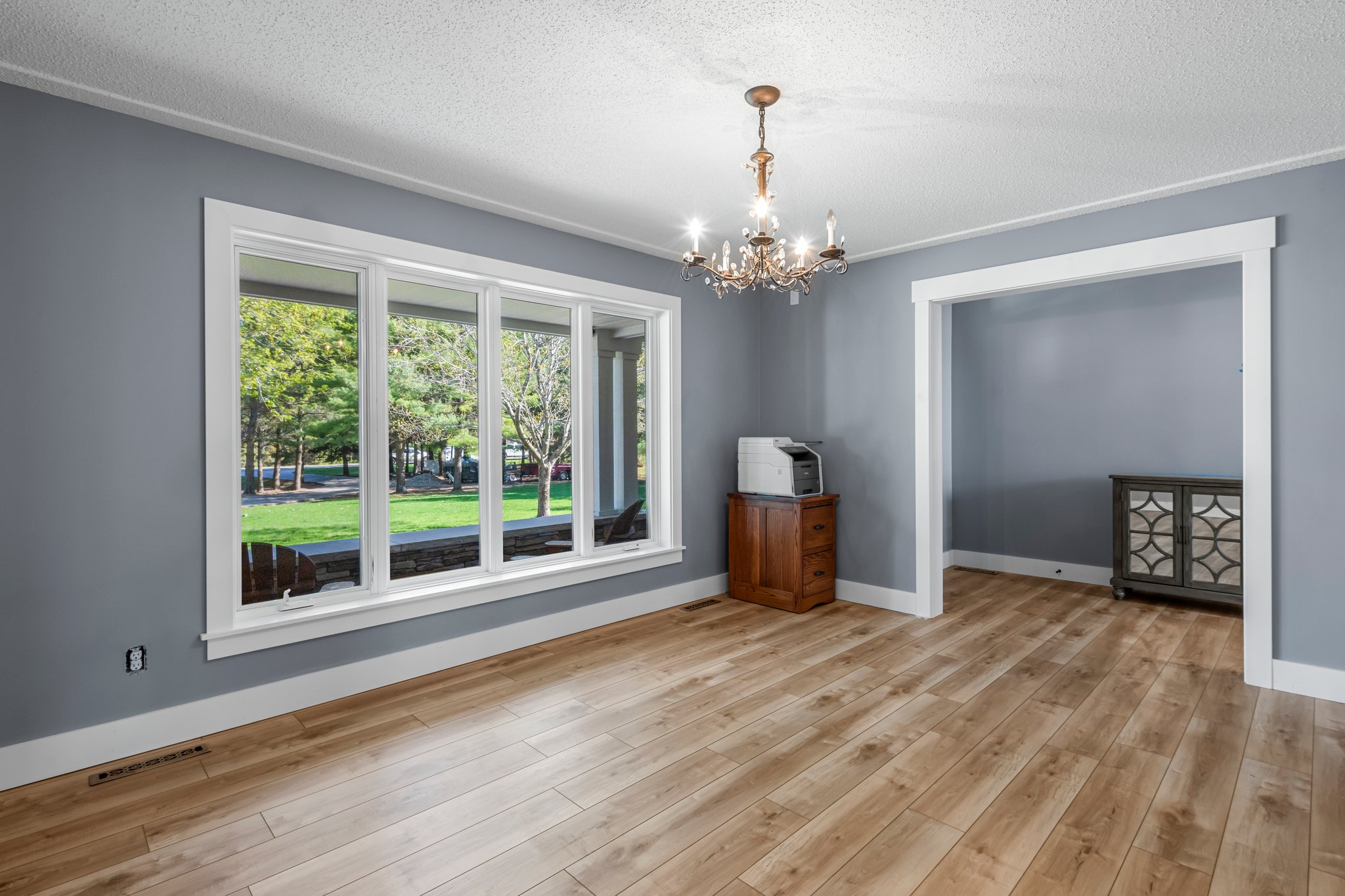 Captivating view from the formal dining area