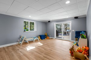 Walkout basement onto a dream outdoor entertaining area