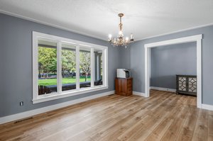Captivating view from the formal dining area