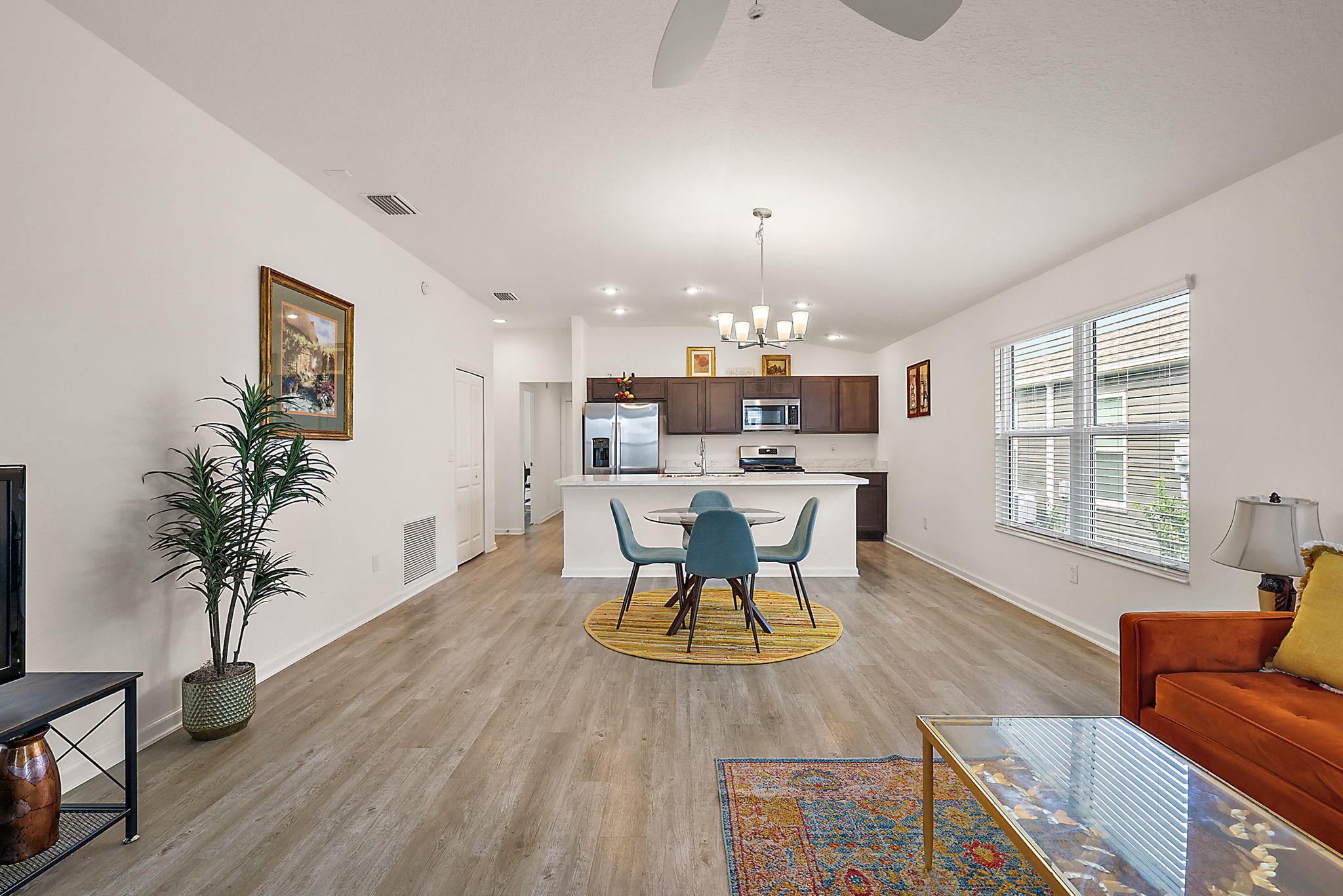 Living Room/ Dining Area/ Kitchen