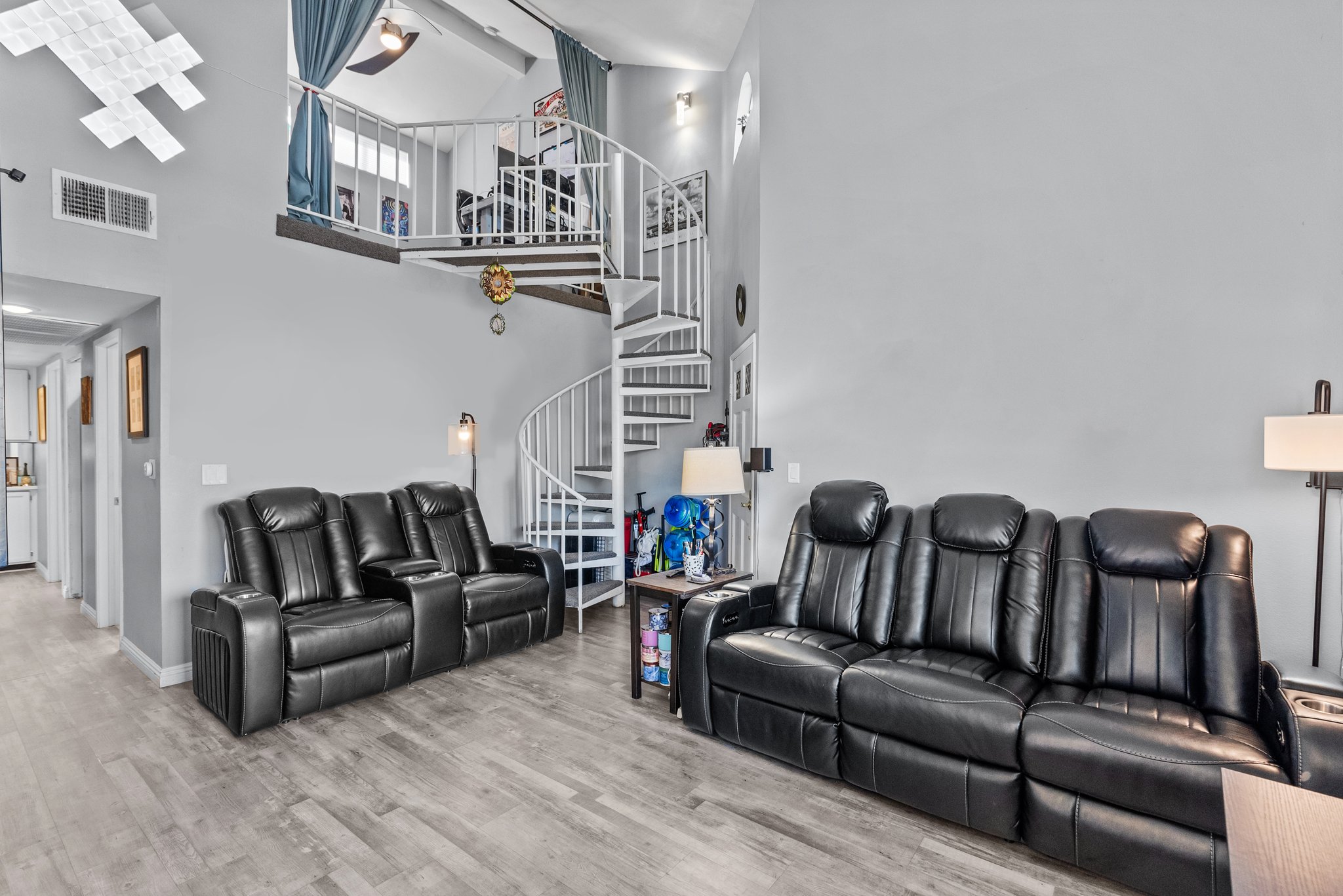 Living Room Loft Entrance