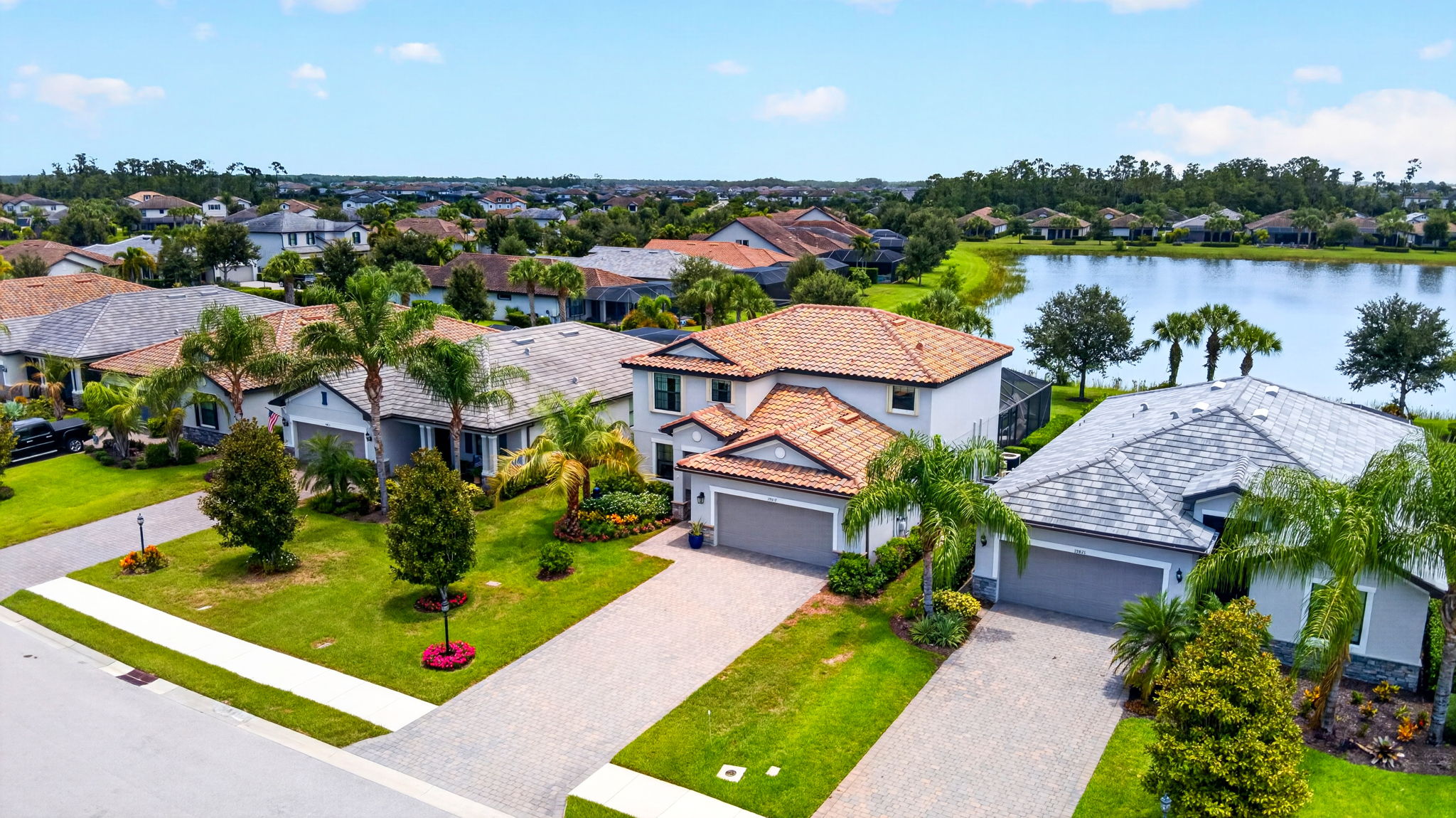 Aerial Front Exterior 2