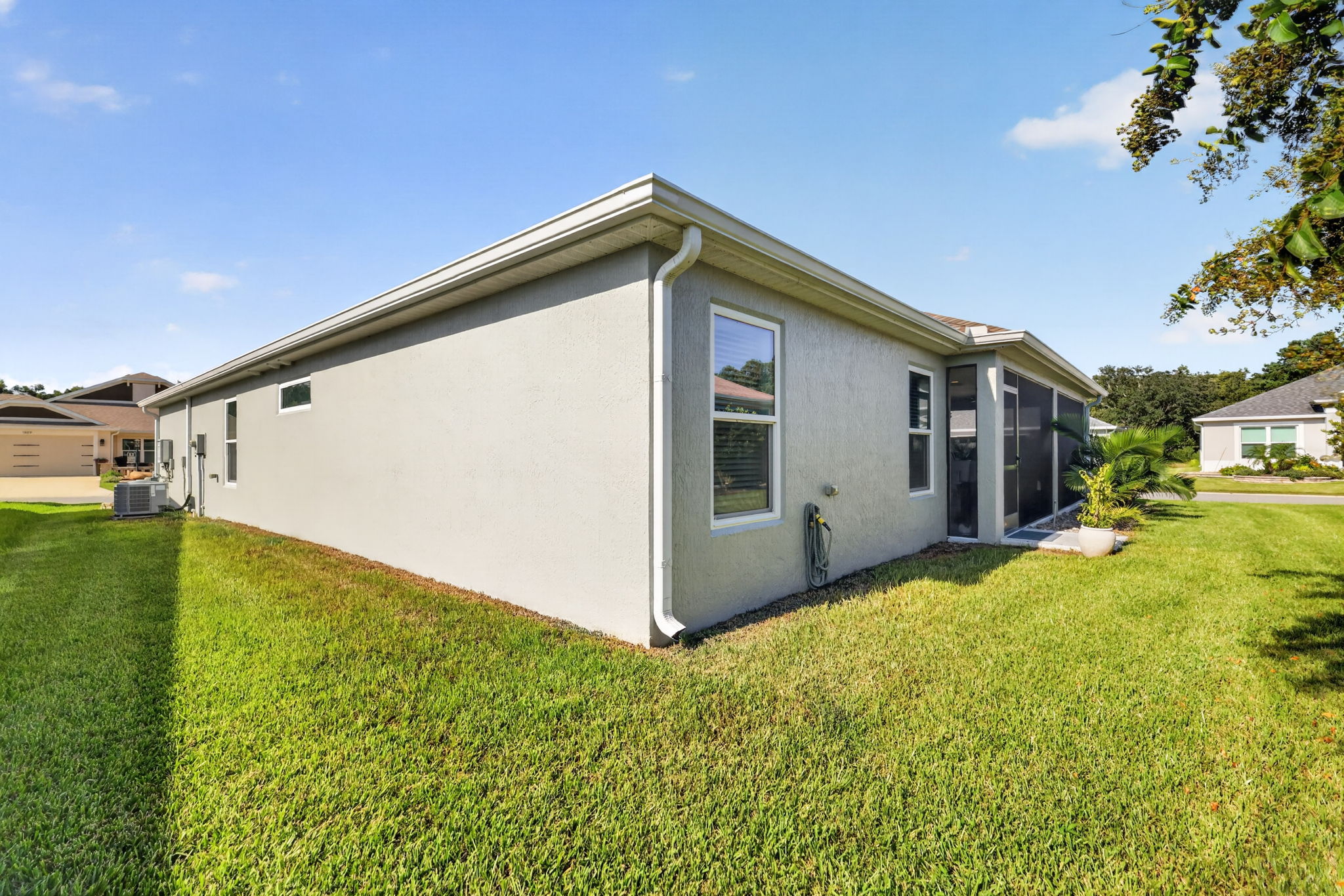 Rear and Side Elevation