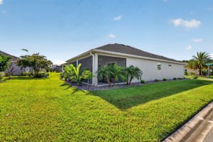 Rear and Side Elevation with SPACIOUS Corner Lot