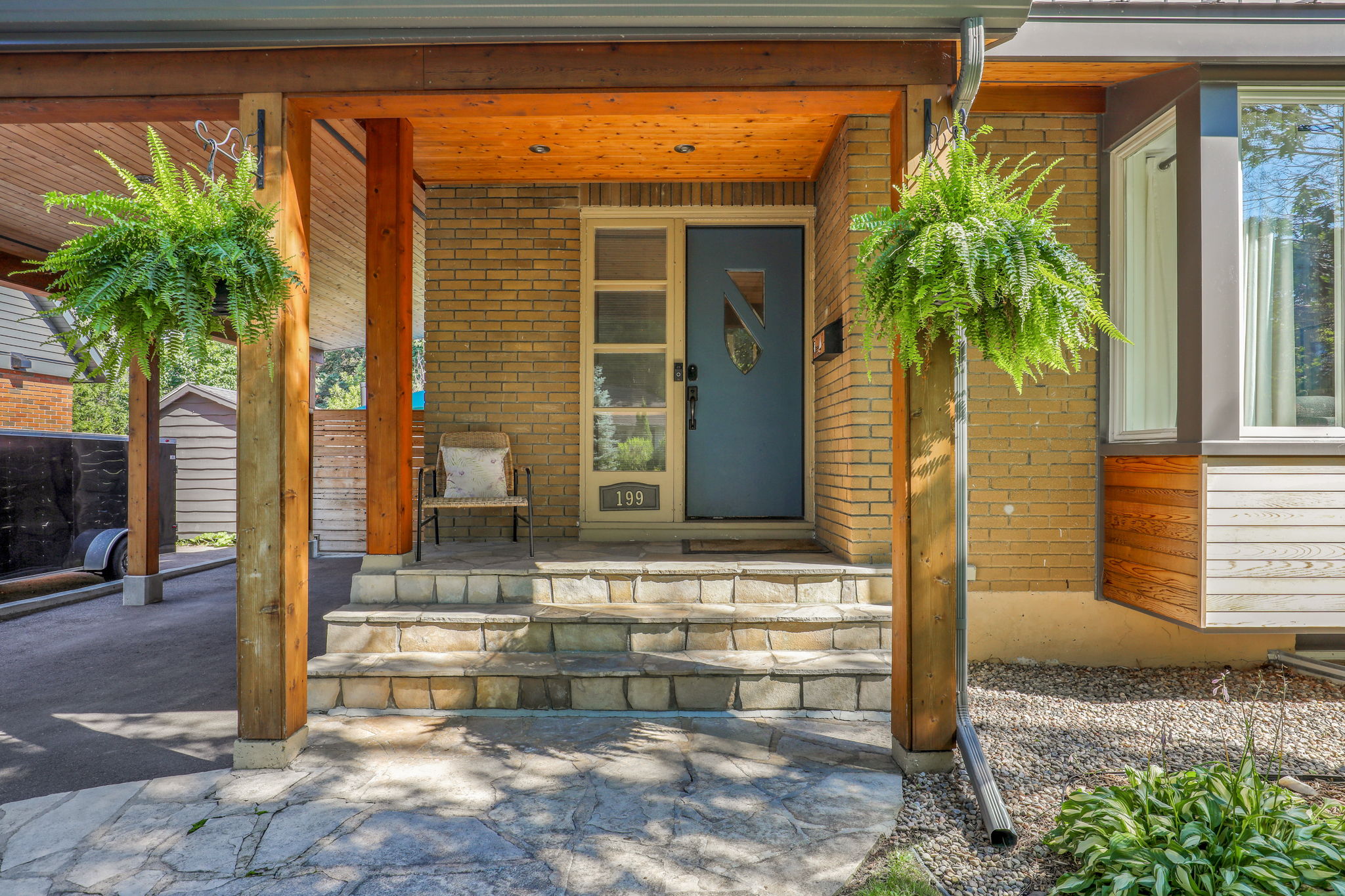 front door -