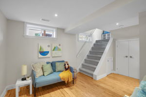 basement landing / window