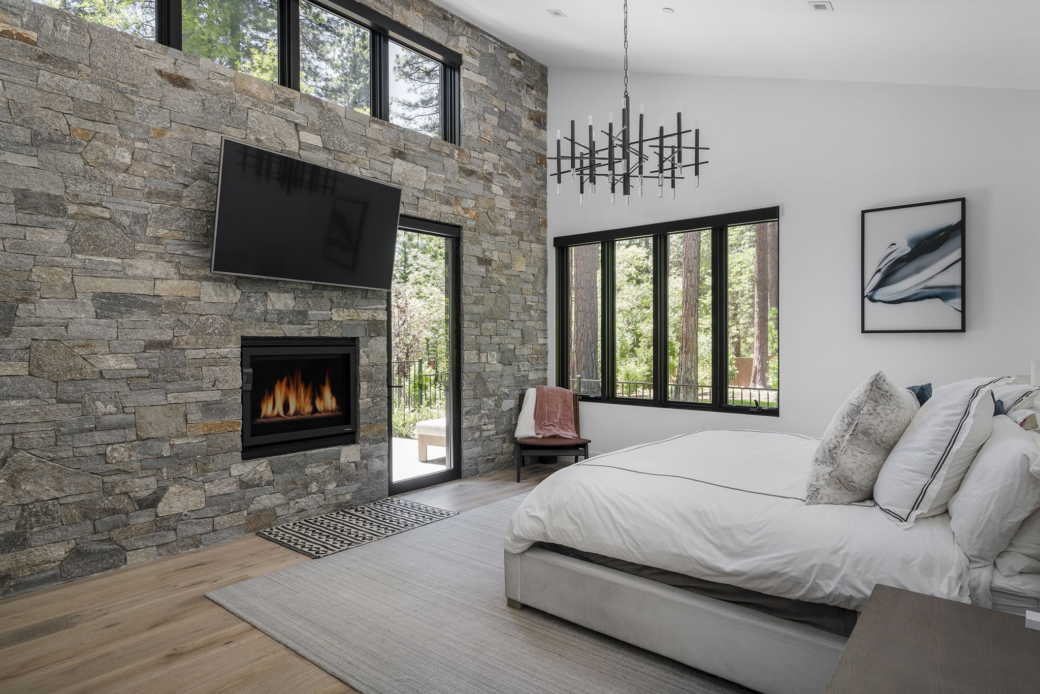 Downstairs primary suite