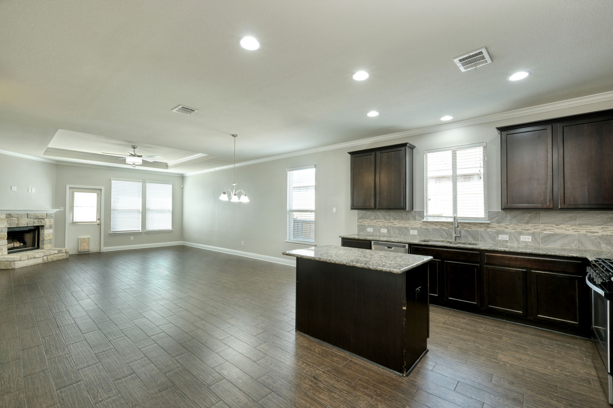 Kitchen/Dining/Living